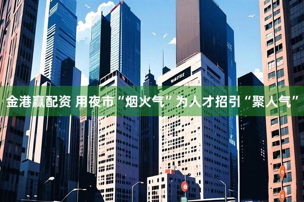 金港赢配资 用夜市“烟火气”为人才招引“聚人气”