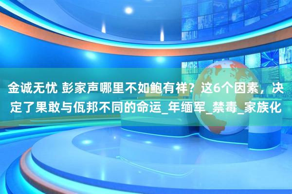 金诚无忧 彭家声哪里不如鲍有祥？这6个因素，决定了果敢与佤邦不同的命运_年缅军_禁毒_家族化